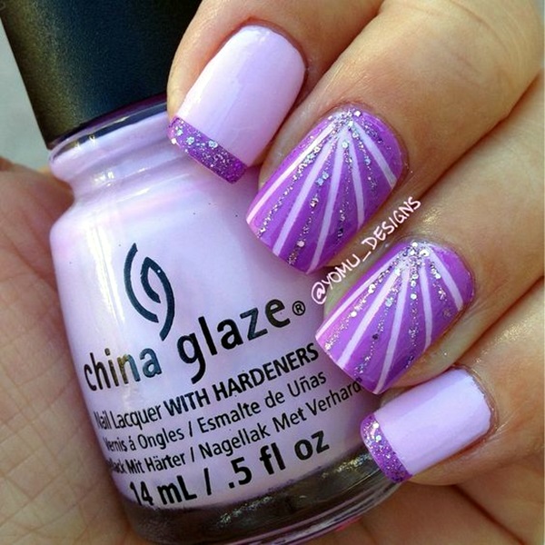 Purple Nail Art Designs (22)