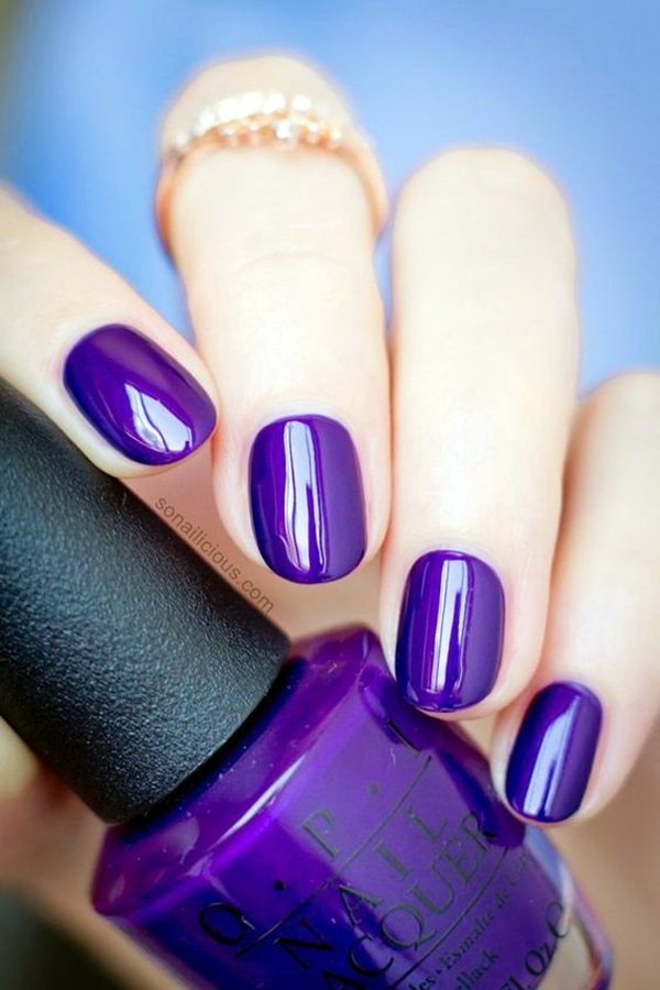 Purple Nail Art Designs (28)