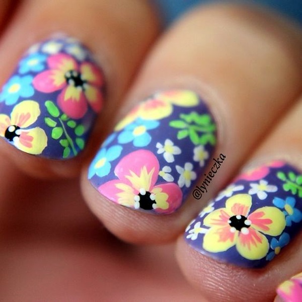 Purple Nail Art Designs (3)