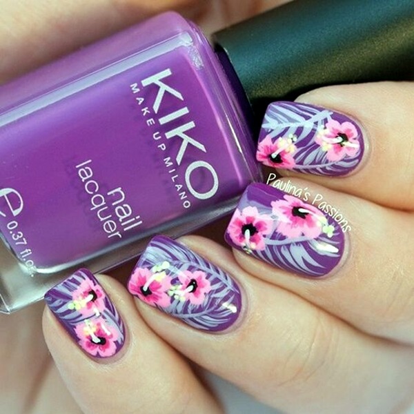 Purple Nail Art Designs (5)