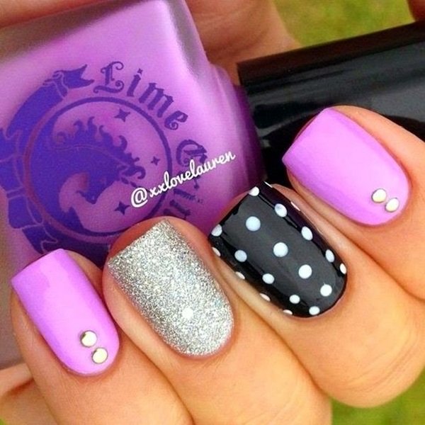 Purple Nail Art Designs (5)