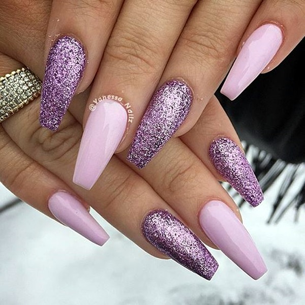 Purple Nail Art Designs (8)