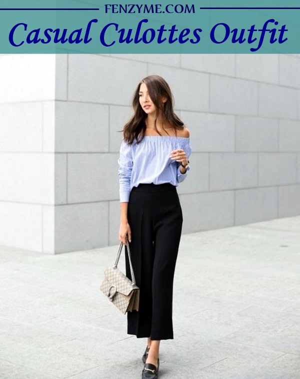 Casual Culottes Outfit (1)