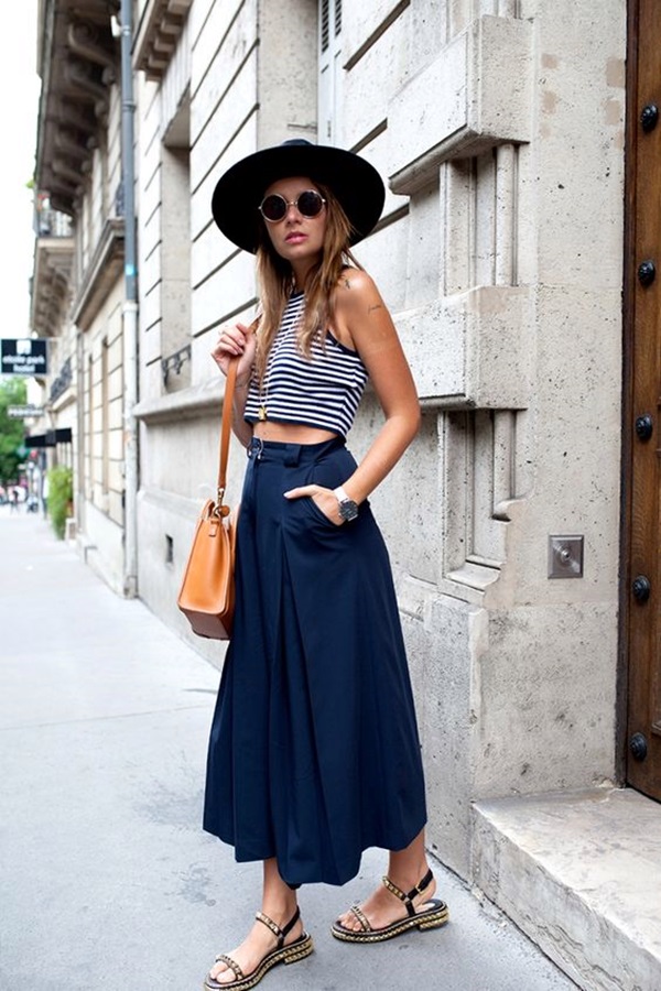 Casual Culottes Outfit (11)