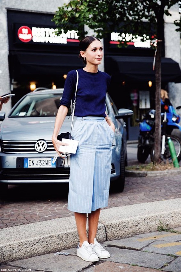 Casual Culottes Outfit (14)