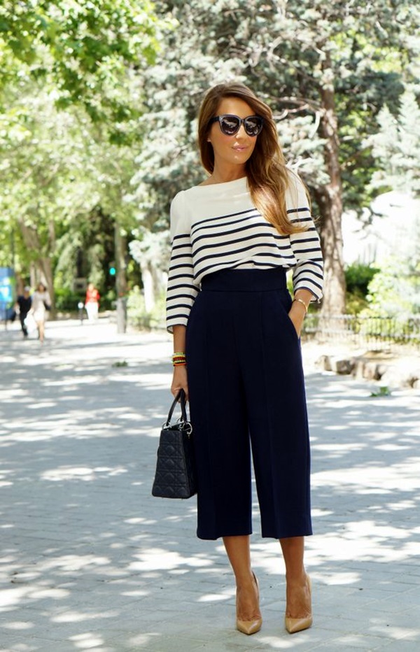 Casual Culottes Outfit (22)