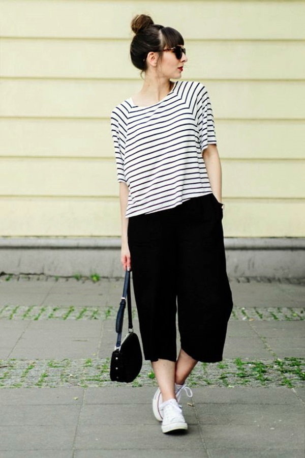 Casual Culottes Outfit (4)