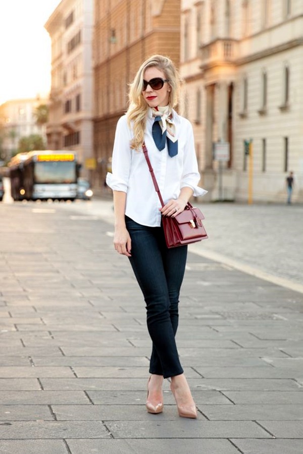 Ideas To Make Most Of Your Classic White Shirt (11)