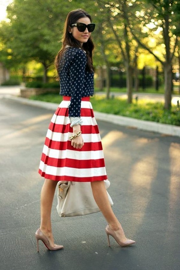 Striped Skirt Outfit Ideas (15)