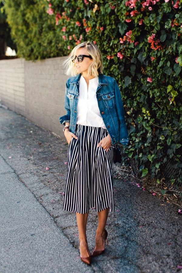 Striped Skirt Outfit Ideas (17)