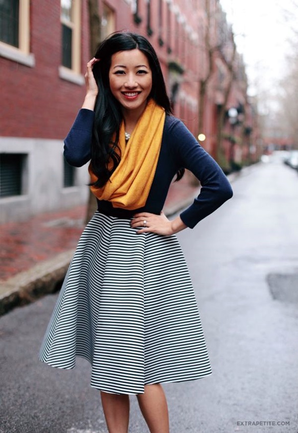 Striped Skirt Outfit Ideas (21)