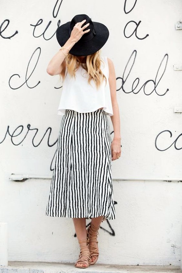 Striped Skirt Outfit Ideas (7)