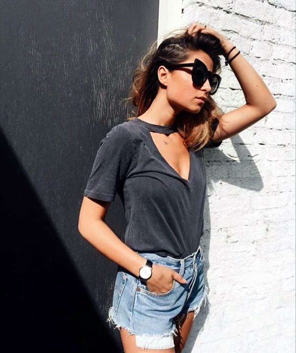 Ideas to style your denim cut-offs (7)