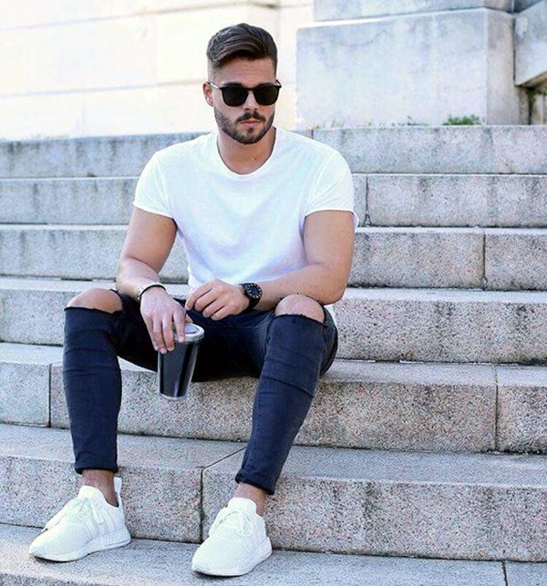 Mens Fashion Outfits To Pair Up With Sneakers (6)