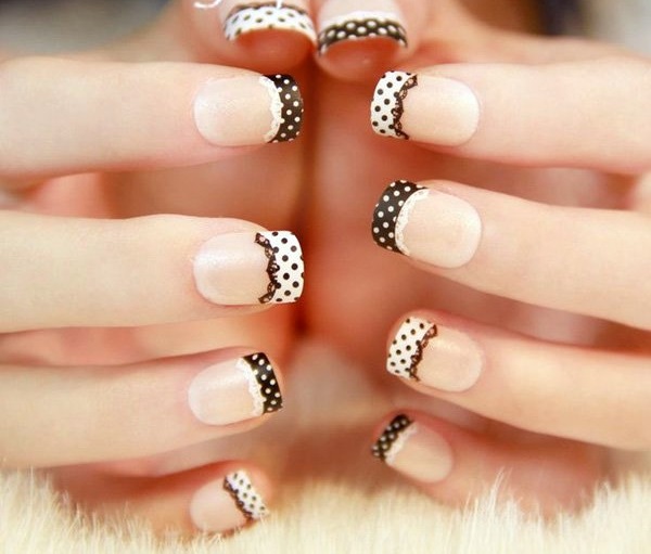 Pretty French Nails Designs (1)