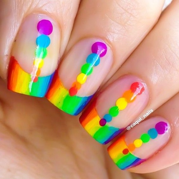 Pretty French Nails Designs (12)