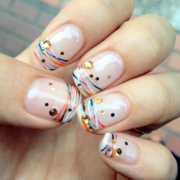 Pretty French Nails Designs (13)