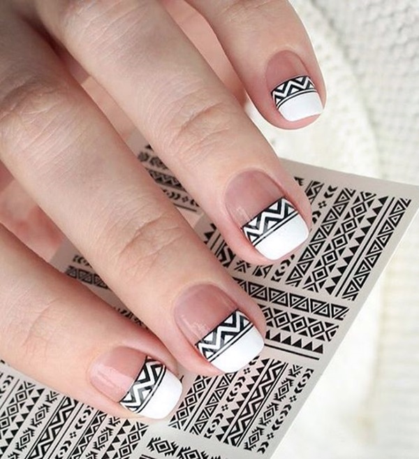 Pretty French Nails Designs (18)