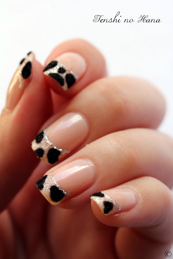 Pretty French Nails Designs (2)