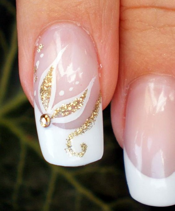 Pretty French Nails Designs (2)