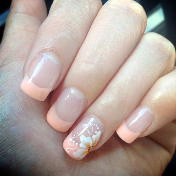 Pretty French Nails Designs (2)