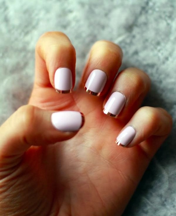 Pretty French Nails Designs (2)