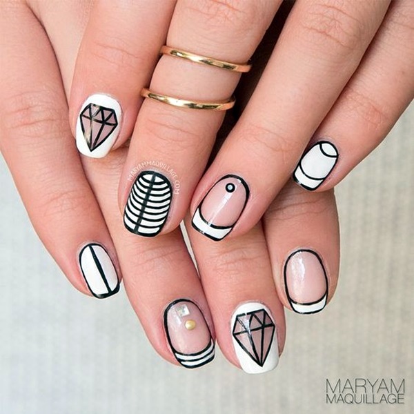 Pretty French Nails Designs (23)