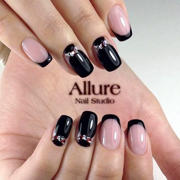 Pretty French Nails Designs (25)