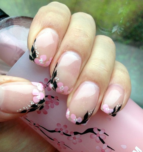 Pretty French Nails Designs (3)