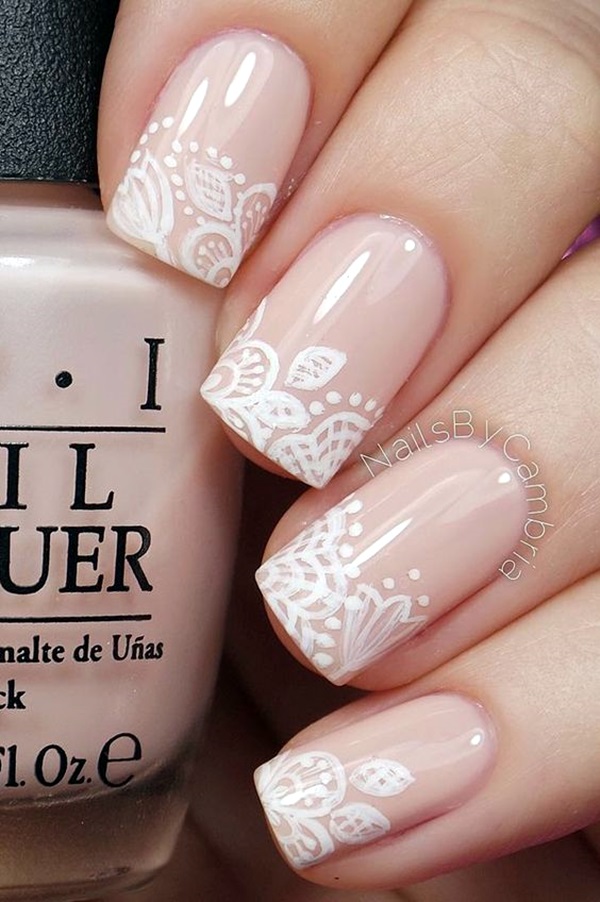 Pretty French Nails Designs (4)