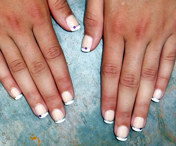 Pretty French Nails Designs (6)