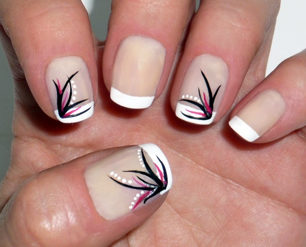 Pretty French Nails Designs (8)