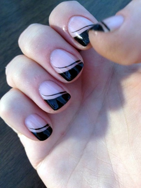 Pretty French Nails Designs (9)