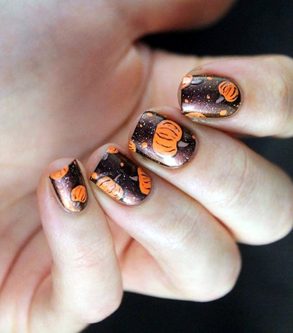 Pretty Thanksgiving Nails Art Designs (23)