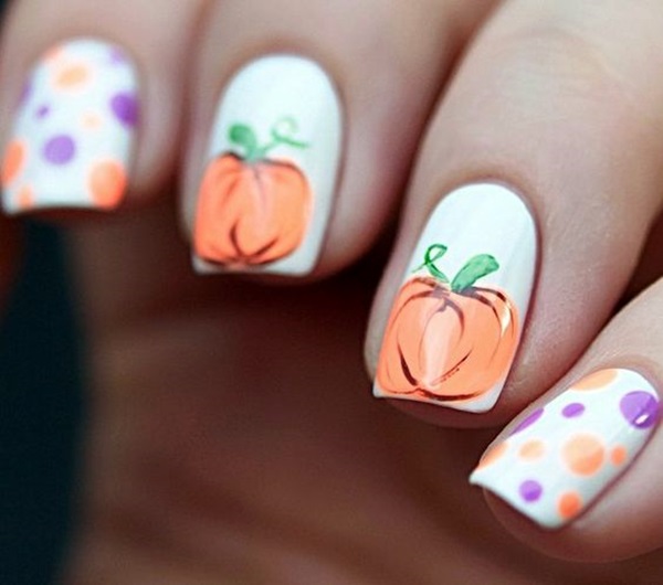 Pretty Thanksgiving Nails Art Designs (3)