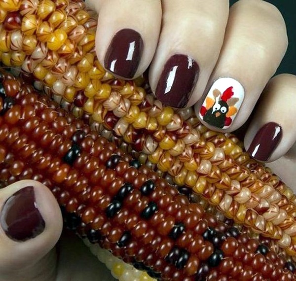 Pretty Thanksgiving Nails Art Designs (8)