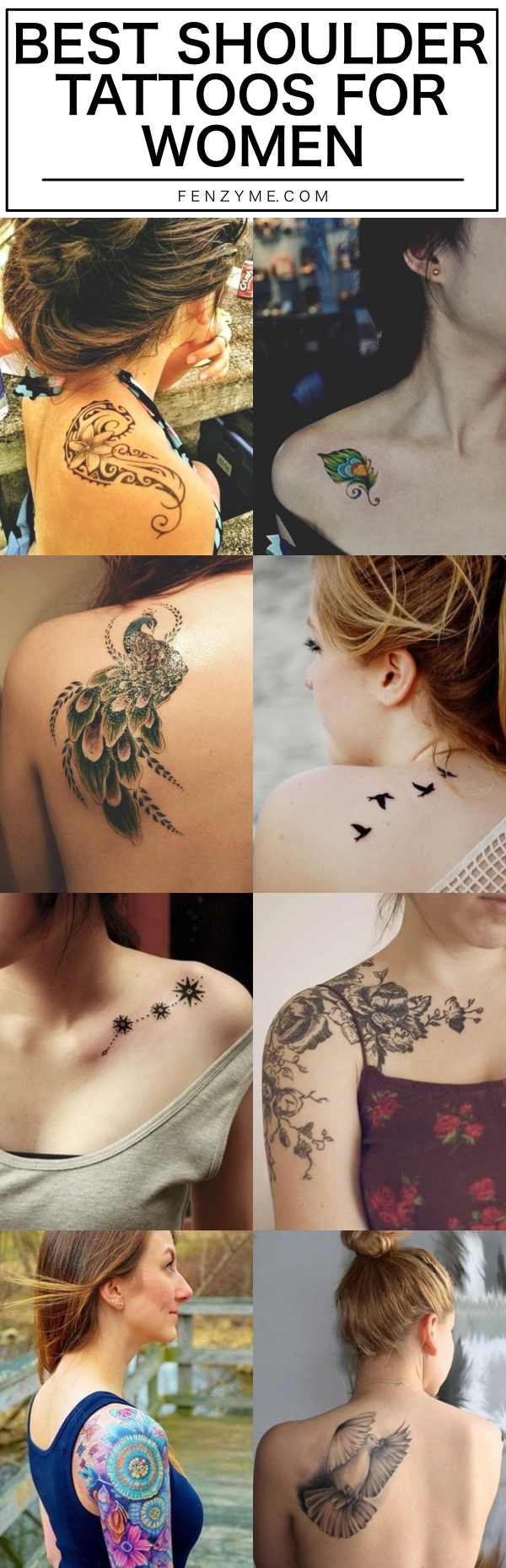 60 Best Shoulder Tattoos for Women in 2017