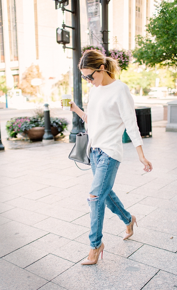 How to Wear Boyfriend Jeans Outfits (b)