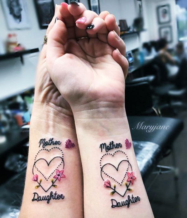 70+ Soulful Mother Daughter Tattoos To Feel That Bond