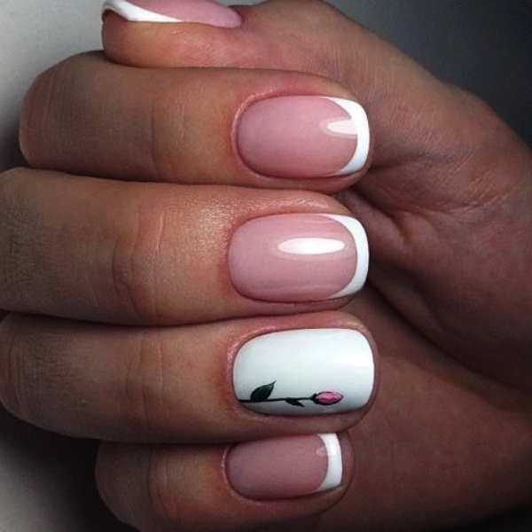 PRETTY FRENCH NAILS DESIGNS