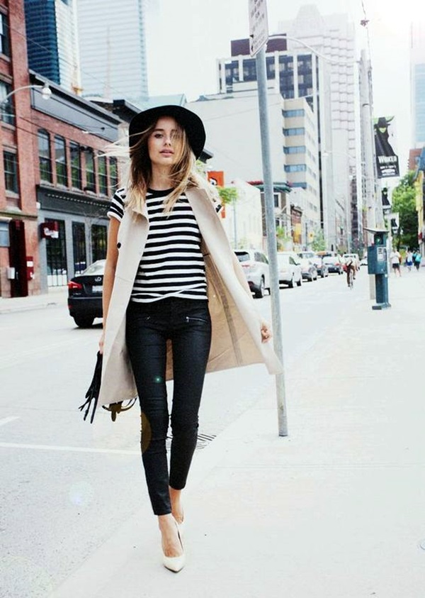 outfit with sleeveless blazer