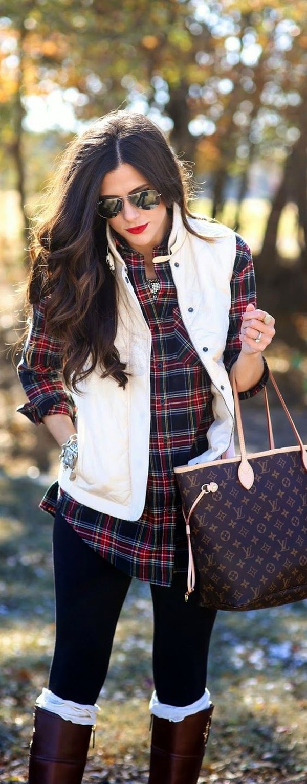 Plaid Shirt Outfits Ideas (1)