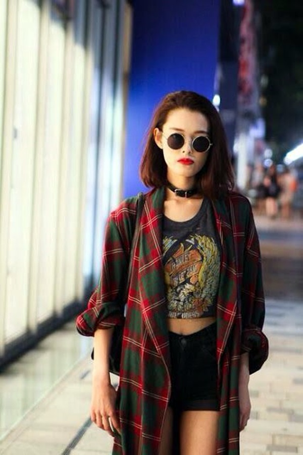 Plaid Shirt Outfits Ideas (1)