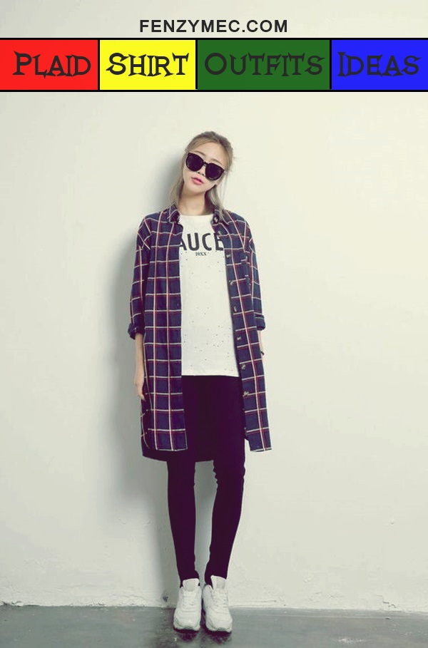 Plaid Shirt Outfits Ideas (1)