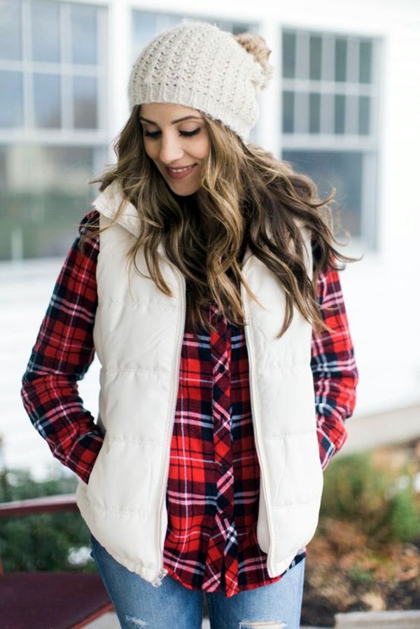 Plaid Shirt Outfits Ideas (13)