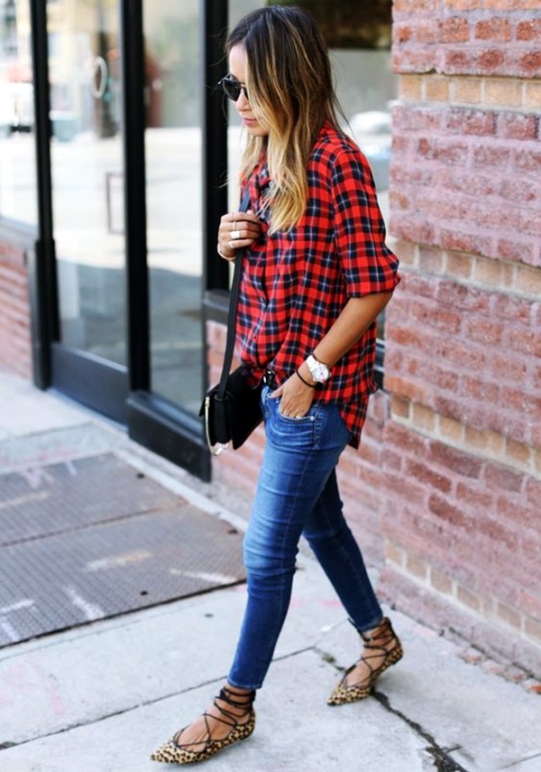 Plaid Shirt Outfits Ideas (17)