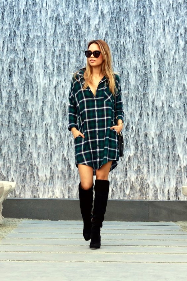 Plaid Shirt Outfits Ideas (3)