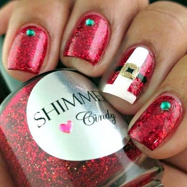 pretty-santa-nails-ideas-5