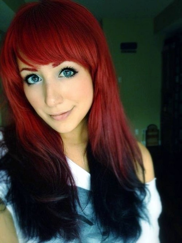 45 Graceful Two Tone Hair Color Ideas For Various Hairstyles