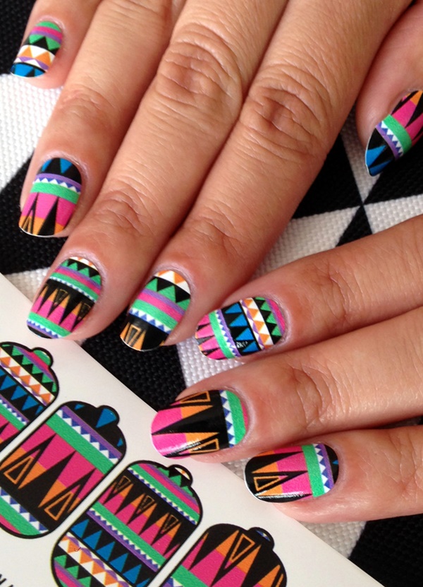 beautiful-tribal-nails-art-16